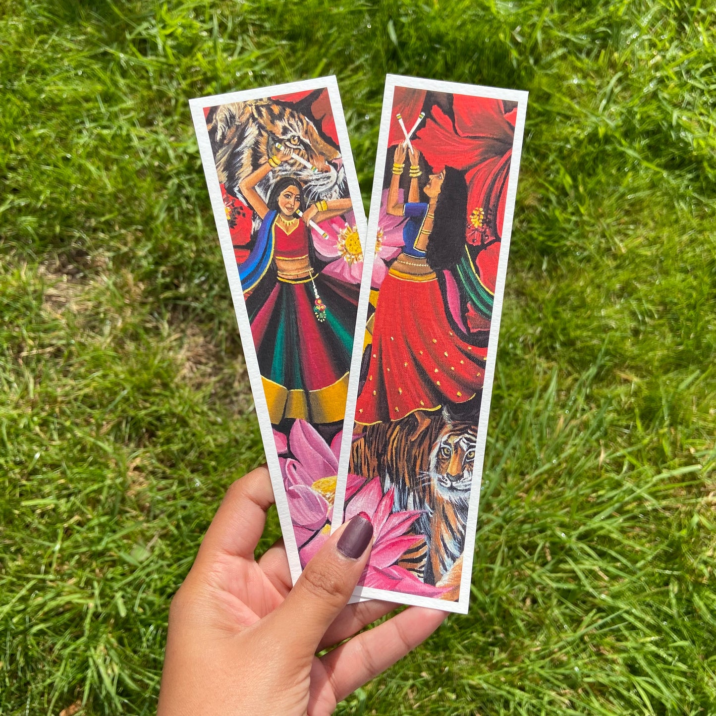 Set of 3 South Asian Women Bookmarks