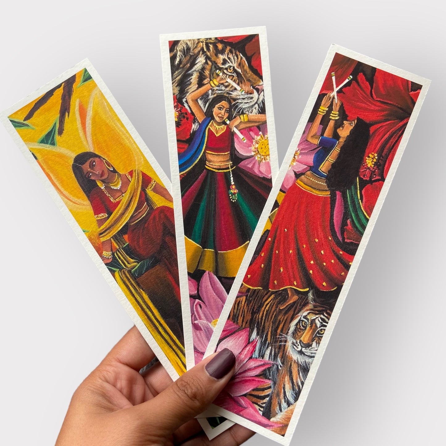 Set of 3 South Asian Women Bookmarks