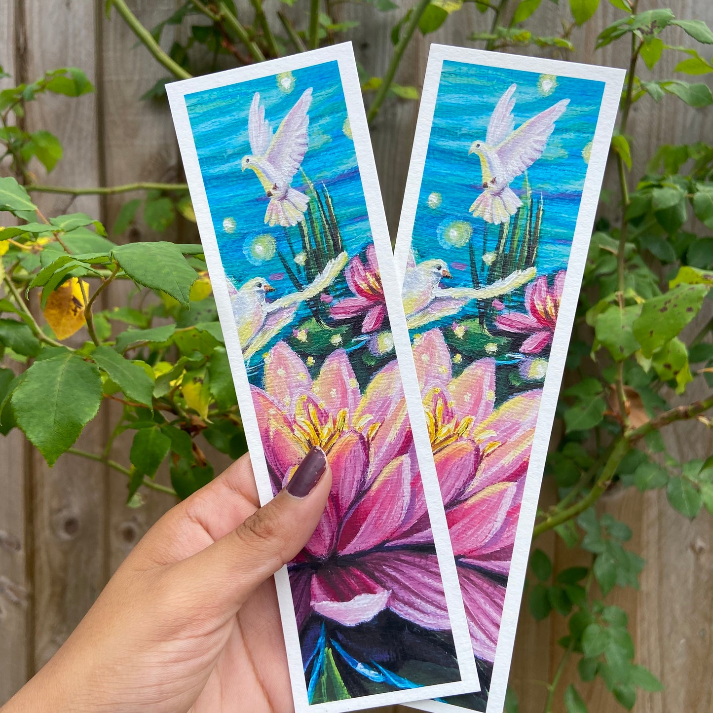 Lotus Flower Bookmark