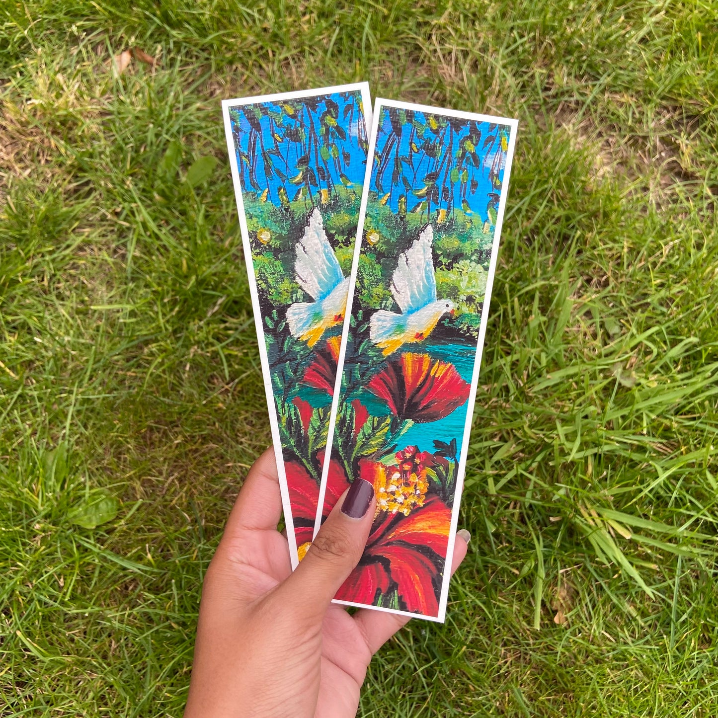 Hibiscus Flower Bookmark