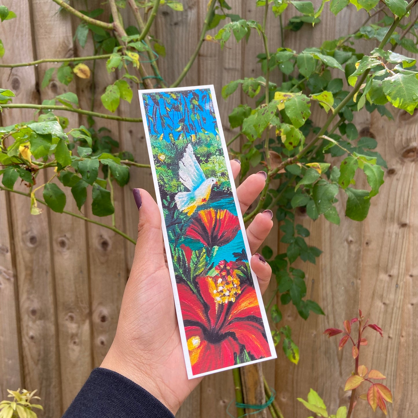 Hibiscus Flower Bookmark